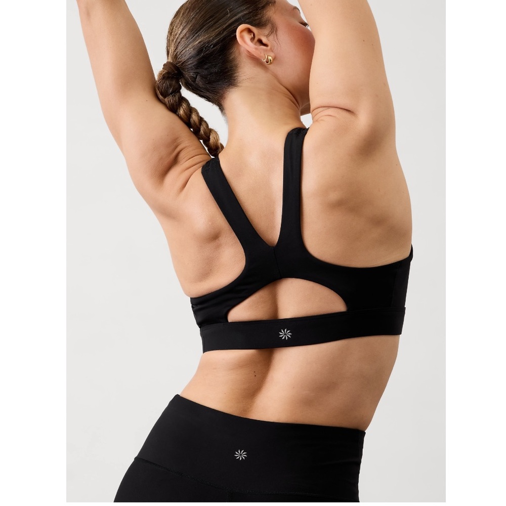 NWT Athleta Interval Sport Bra A-C | Black - Picture 10 of 15